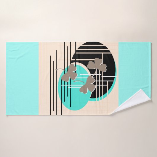 Saint Patrick, abstraction (Serviette de bain)