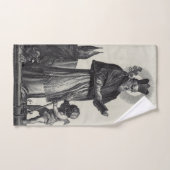 Saint Patrick Apôtre d'Irlande Art monochrome (Serviette à main)