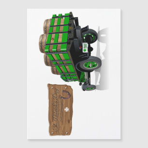 Saint Patrick Cartoon Kerstmis brandweerwagen