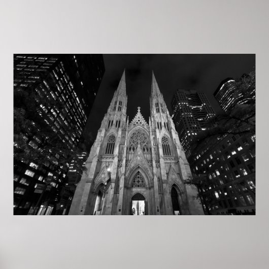Saint Patrick Cathedral New York Poster (Voorkant)