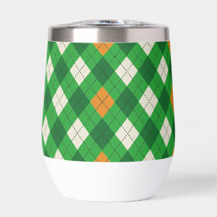 Saint-Patrick d'argyle aux couleurs irlandaises