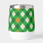 Saint-Patrick d'argyle aux couleurs irlandaises (Arrière)