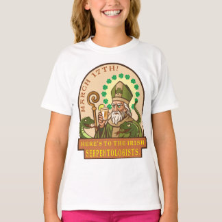 Saint Patrick en de slangen T-shirt
