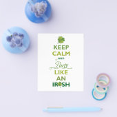 SAINT PATRICK houdt kalm en feest als een Iers Flyer (Enkel)