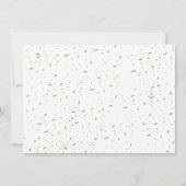 Saint patrick jour de chance un anniversaire carte (Dos)