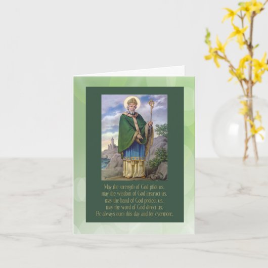 Saint Patrick  kaart (Gele Bloem)