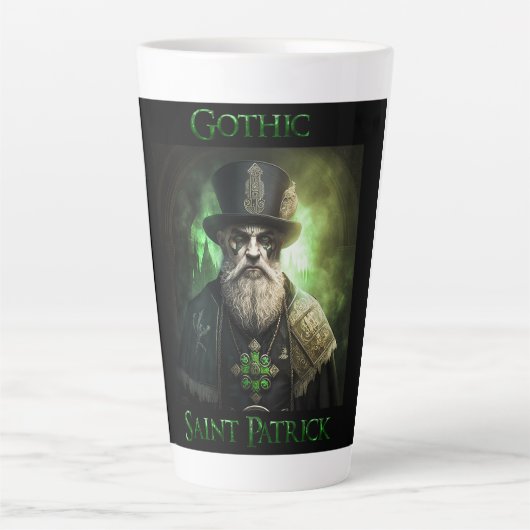 Saint Patrick Latte Mug gothique (Devant)