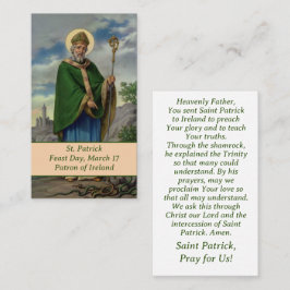 Saint Patrick Prayer Kaart Contactkaartje