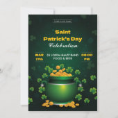 Saint Patrick’s Day Celebration Party Invitation (Devant)