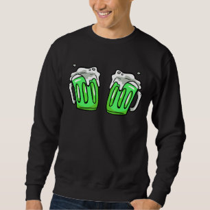 Saint Patrick S Day Happy Graphic Beer Drink Gr Trui
