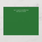 Saint Patrick Salutation BUDGET Carte photo (Dos)