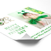 Saint Patrick Salutation BUDGET Carte photo (Coin)