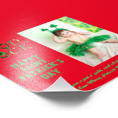Saint Patrick Salutation BUDGET Carte photo (Coin)