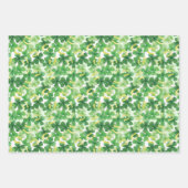 Saint-Patrick Vert Fleur à quatre feuilles Or  (Devant 3)