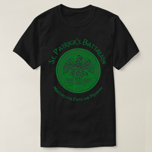 Saint Patricks Battalion San Patricios T-shirt (Design voorkant)