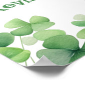 Saint Patrick's Birthday Lucky One Affiche de bien (Coin)