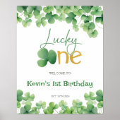 Saint Patrick's Birthday Lucky One Affiche de bien (Devant)