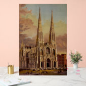 Saint Patrick's Cathedral in het centrum van Manha Acryl Bord (Huwelijk)
