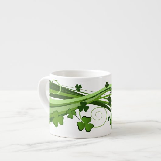 Saint Patrick's Clover Espresso Mug (Devant gauche)