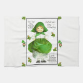 saint patricks cuisine verte serviette (Horizontal)