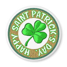 Saint Patricks Dag Magneet.
