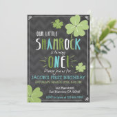 Saint Patrick's Day 4 Feuille Clover Invitation d' (Debout devant)