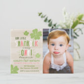 Saint Patrick's Day 4 Feuille Clover Invitation d' (Debout devant)