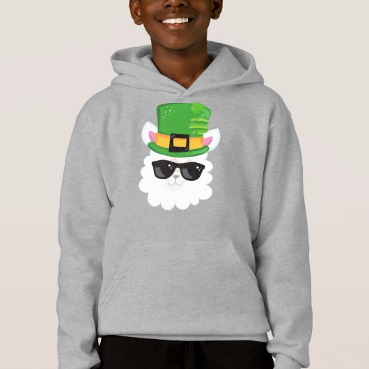 Saint Patrick's Day, Alpaca, Llama, Pet Leprechaun (Voorkant)