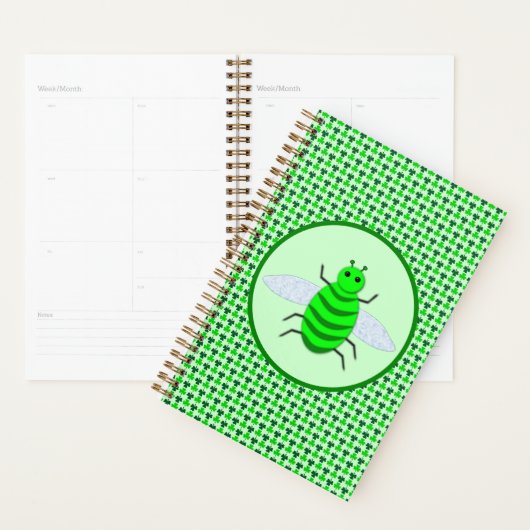 Saint Patricks Day Bee et Shamrocks (Devant avec enveloppe)