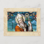 Saint Patrick's Day Bénédictions Carte postale rel (Devant)