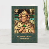 Saint Patrick's Day Bénédictions Carte religieuse (Devant)