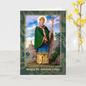 Saint Patrick's Day Bénédictions Carte religieuse (Fleur jaune)