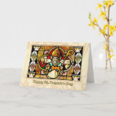 Saint Patrick's Day Bénédictions Carte religieuse (Fleur jaune)