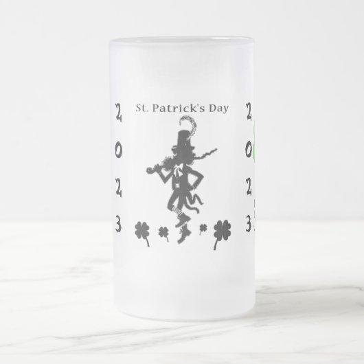Saint Patrick's Day Bier Mug Modèle (Centre)