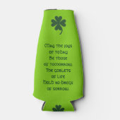 Saint Patricks Day Bottle Cooler van Janz (Voorkant)