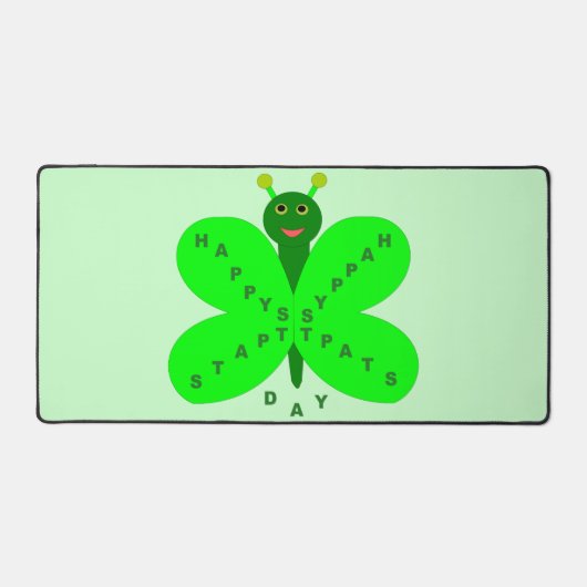 Saint Patricks Day Butterfly Bureaumat (Voorkant)