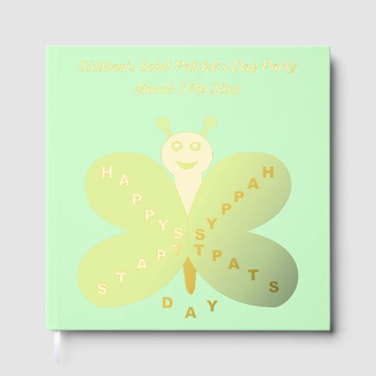 Saint Patrick's Day Butterfly Custom Party (Recto)