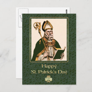Saint Patrick's Day Carte postale religieuse