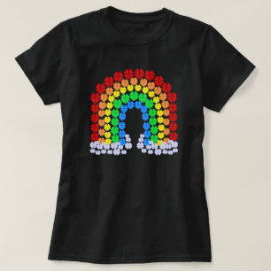 Saint Patrick's Day Clover Rainbow kleurrijk T-shirt