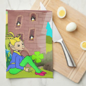 Saint Patrick's Day Cuisine Serviette à main Pengu (Quart Plié)