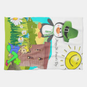 Saint Patrick's Day Cuisine Serviette à main Pengu (Horizontal)
