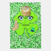 Saint Patrick's Day Cuisine Shamrock serviette mai (Vertical)