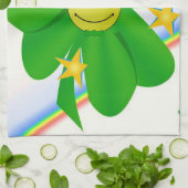 Saint Patrick's Day Cuisine Shamrock serviette mai (Plié)