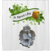 Saint Patrick's Day Douche rideau Angel (Devant)