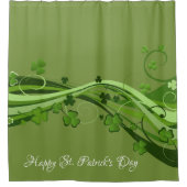 Saint Patrick's Day Douche rideau floral (Devant)