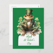 Saint Patrick's Day Feestdagenkaart (Voorkant / Achterkant)