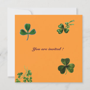 SAINT PATRICK'S DAY FEESTJE klaver,oranje,groen Kaart