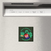 Saint Patrick's Day fier Irish American Magnet (In Situ (Lave-vaisselle))