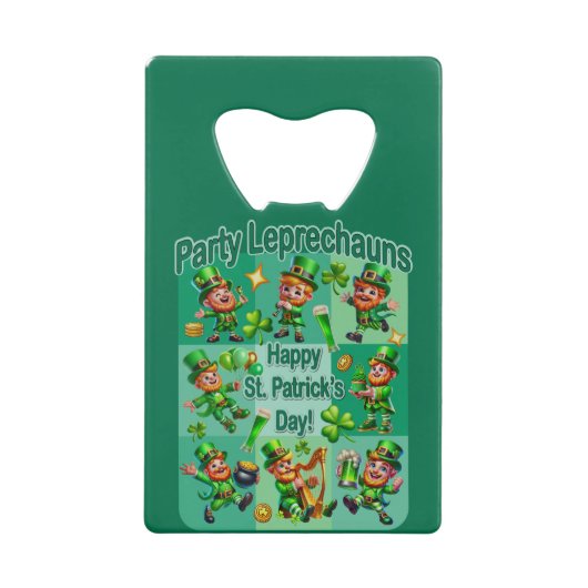 Saint Patrick's Day Fun Adorable "Party Leprechaun (Devant)