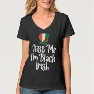 Saint Patrick's Day Funny Graphic Quote Black Iris T-shirt